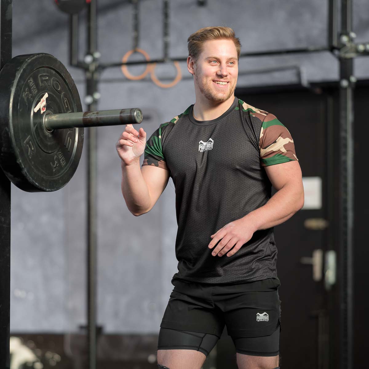 Phantom Athletics T-Shirt EVO - Schwarz/Woodland