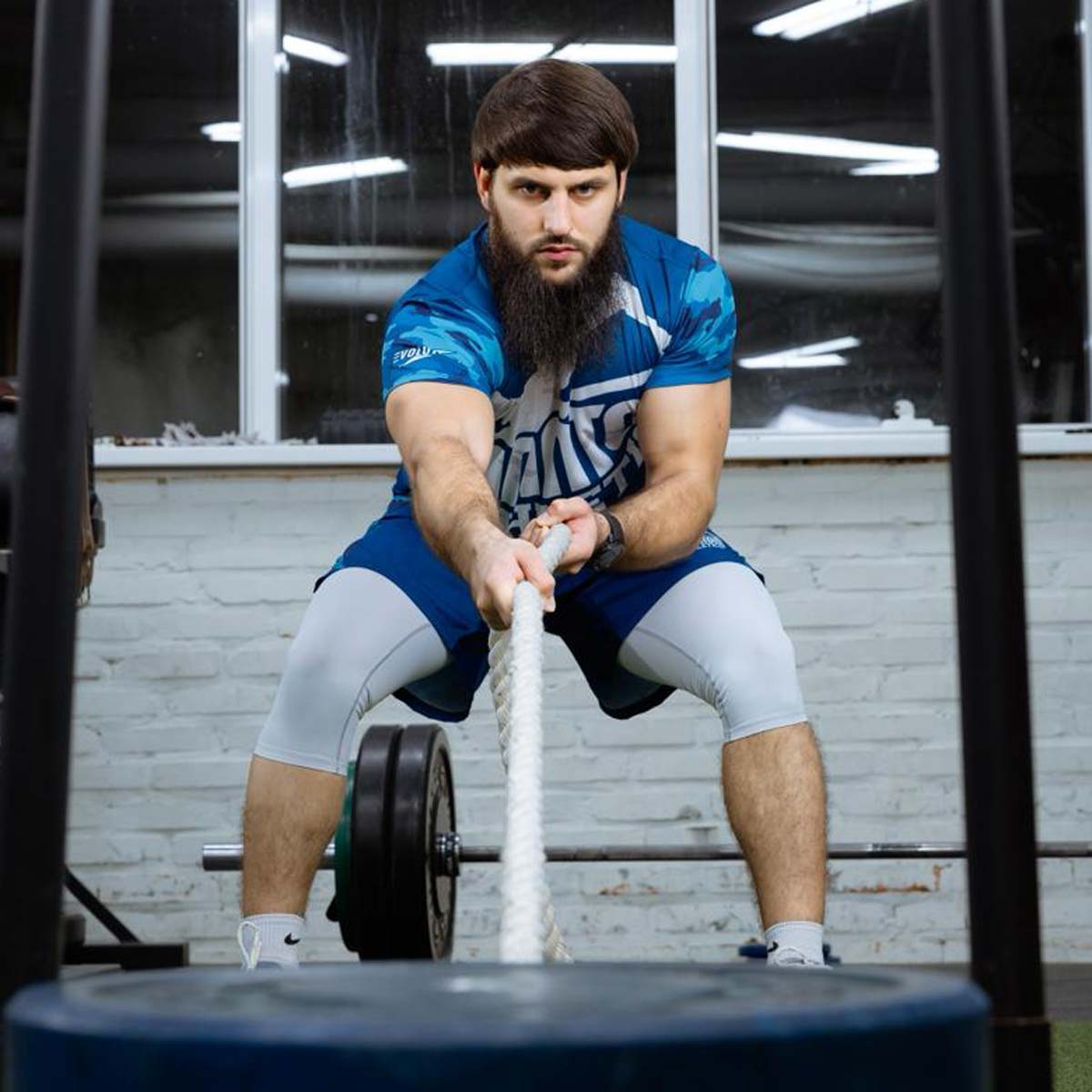 Phantom Athletics Trainingsshirt EVO Warfare - Marineblau Camo