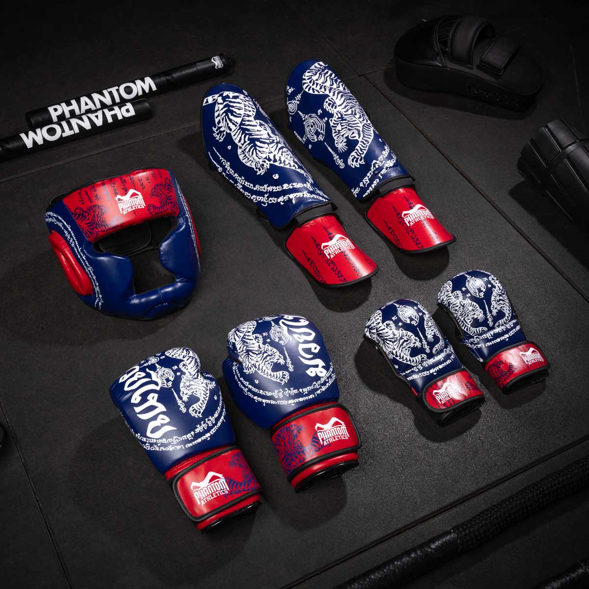 Phantom Athletics Kopfschutz Muay Thai - Blau