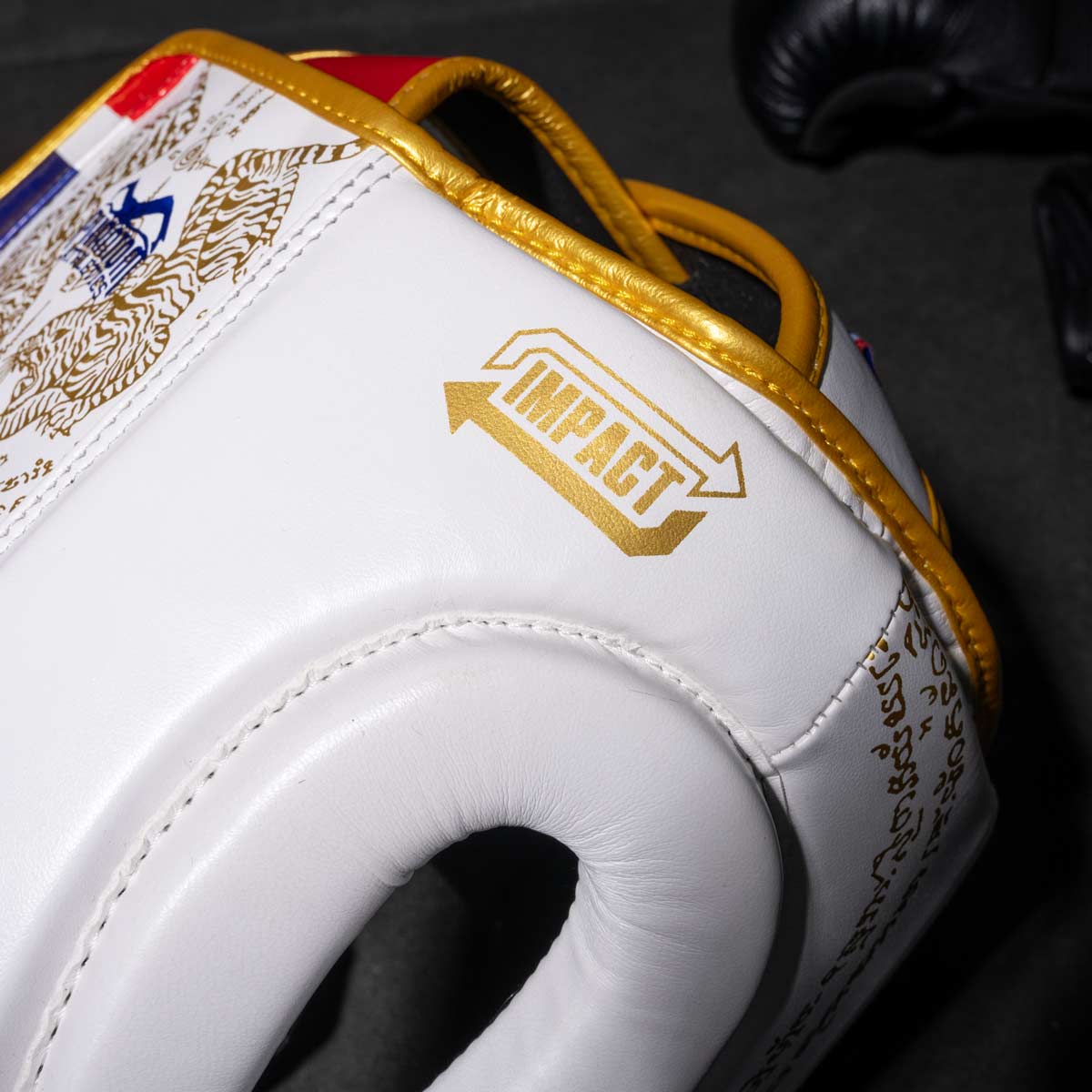 Phantom Athletics Kopfschutz Muay Thai - Weiß/Gold