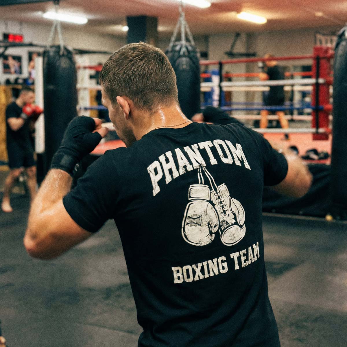Phantom Athletics T-Shirt Boxing Team - Schwarz