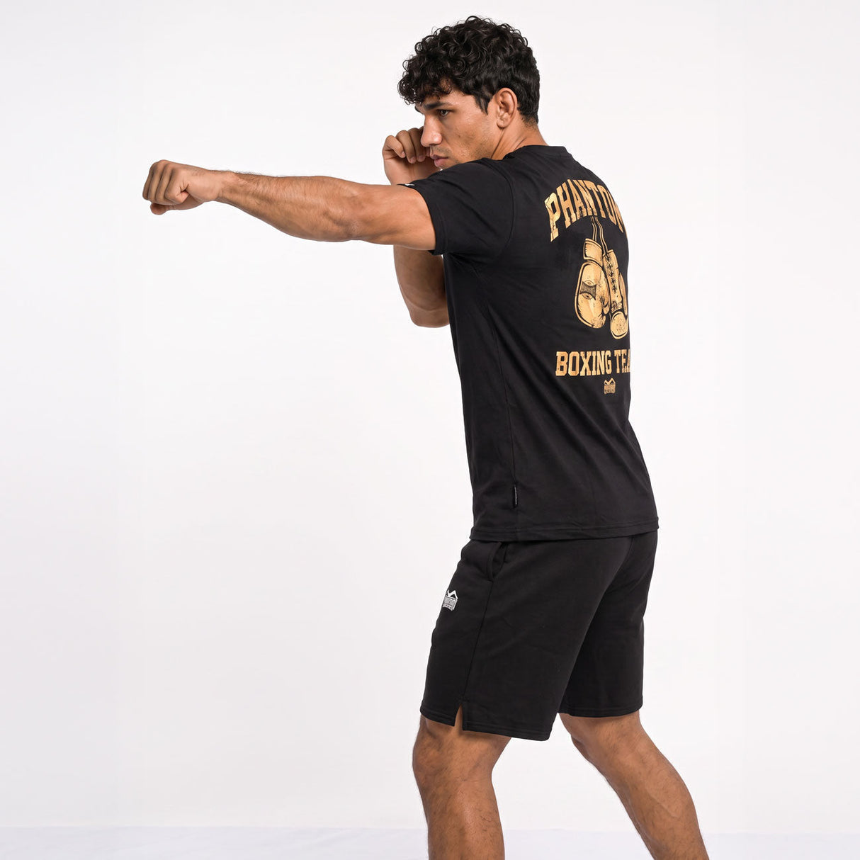 Phantom Athletics T-Shirt Boxing Team - Schwarz/Gold