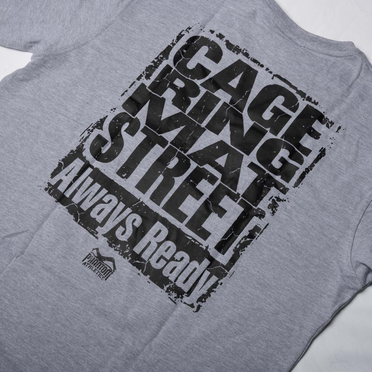Phantom Athletics T-Shirt Cage Ring Mat Street - Grau