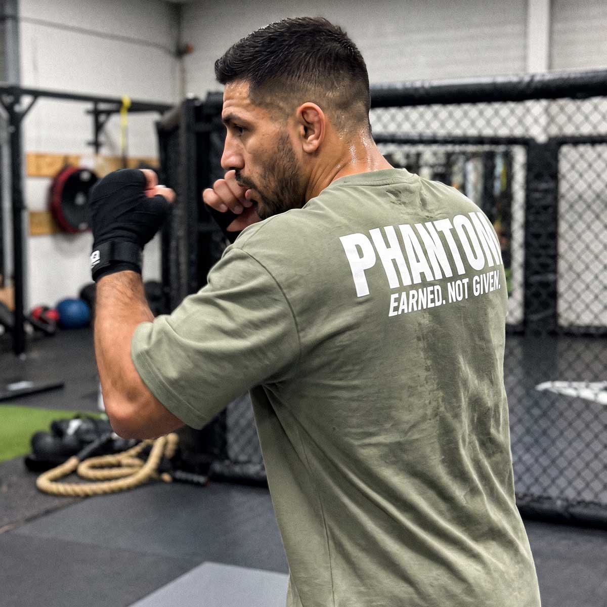 Phantom Athletics T-Shirt Earned - Sage