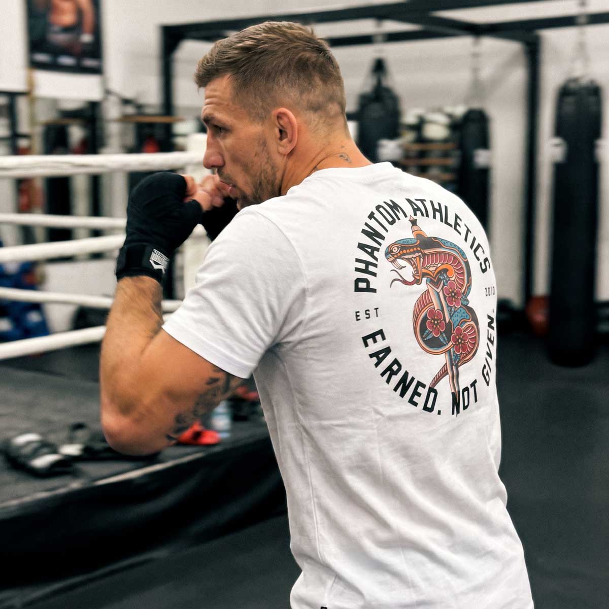 Phantom Athletics T-Shirt Serpent - Weiß
