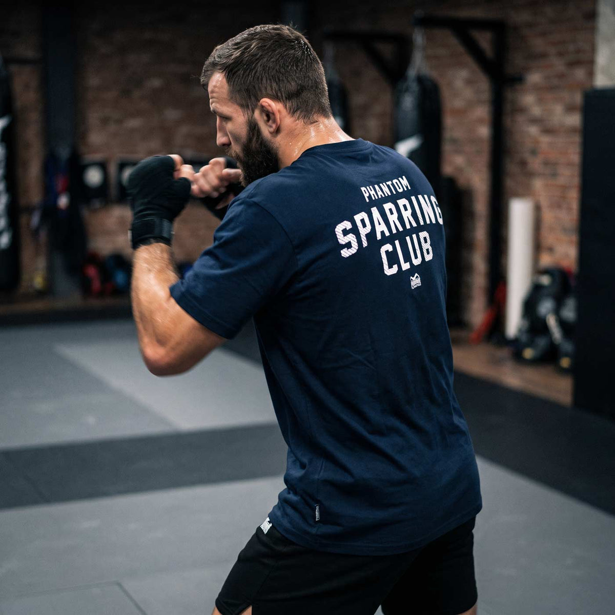 Phantom Athletics T-Shirt Sparring Club Oversize Heavy - Marineblau