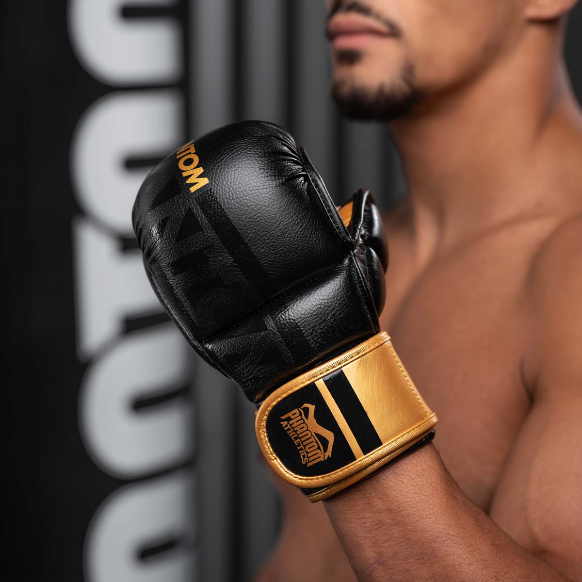Phantom Athletics MMA Handschuhe APEX - Schwarz/Gold