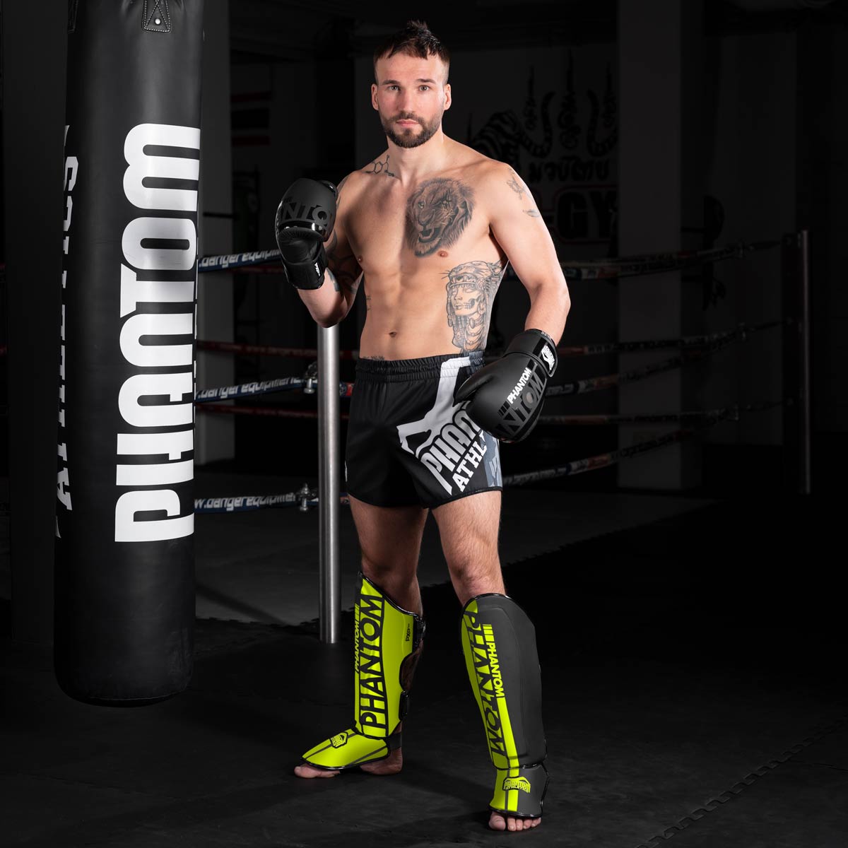 Phantom Athletics Schienbeinschoner APEX Striking - Neon