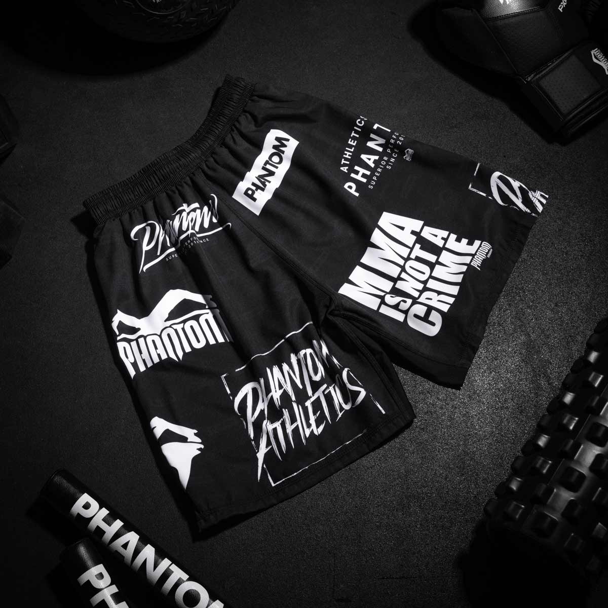 Phantom Athletics MMA Shorts EVO Legend - Schwarz