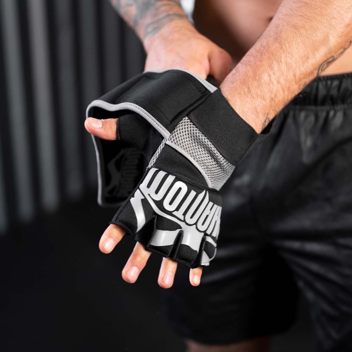 Phantom Athletics Boxbandagen Impact Neopren Gel - Schwarz/Grau