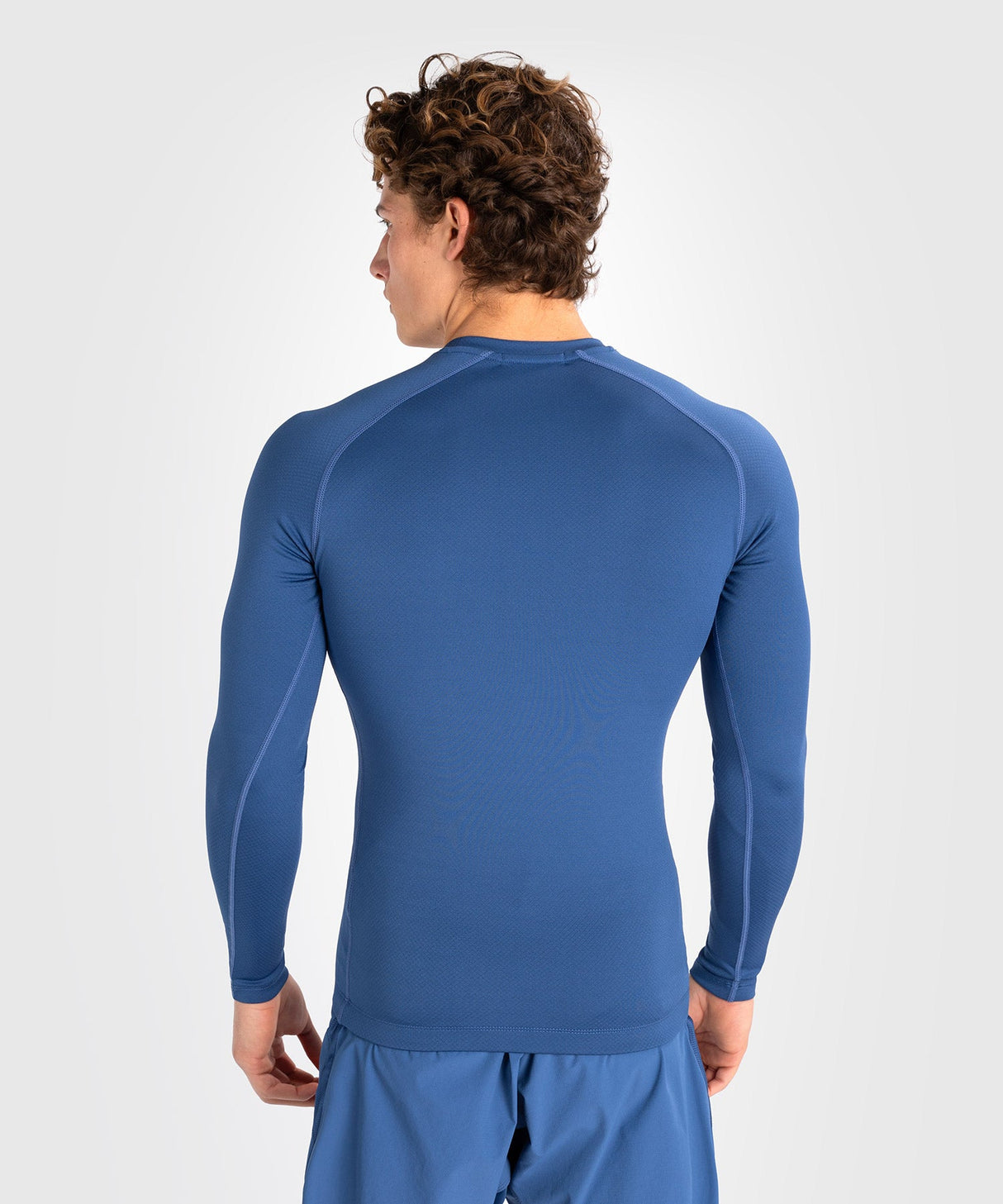 Venum Rashguard Contender Lange Ärmel - Blau