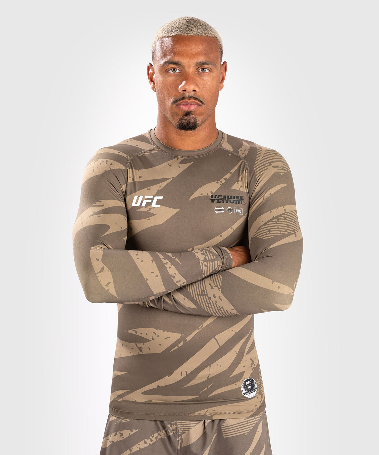 UFC Adrenaline Venum Rashguard Fight Week Performance - Desert Camo