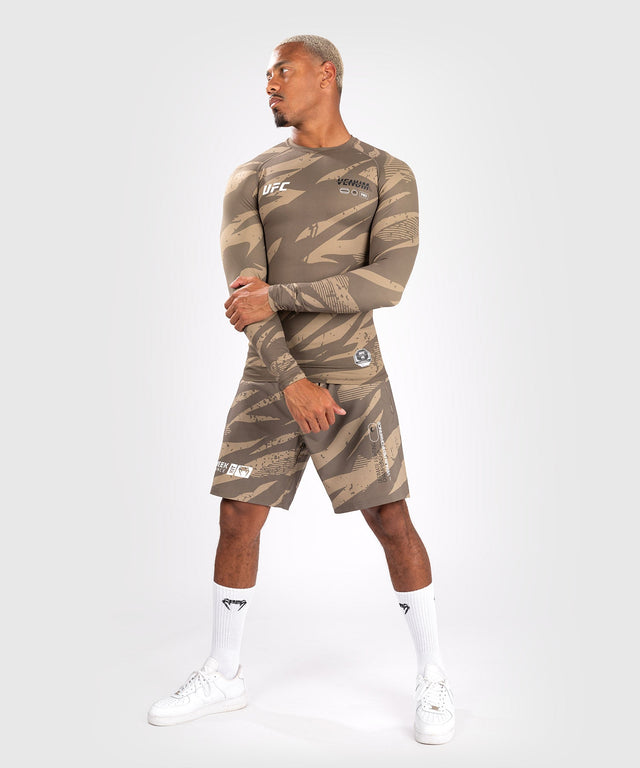 UFC Adrenaline Venum Rashguard Fight Week Performance - Desert Camo