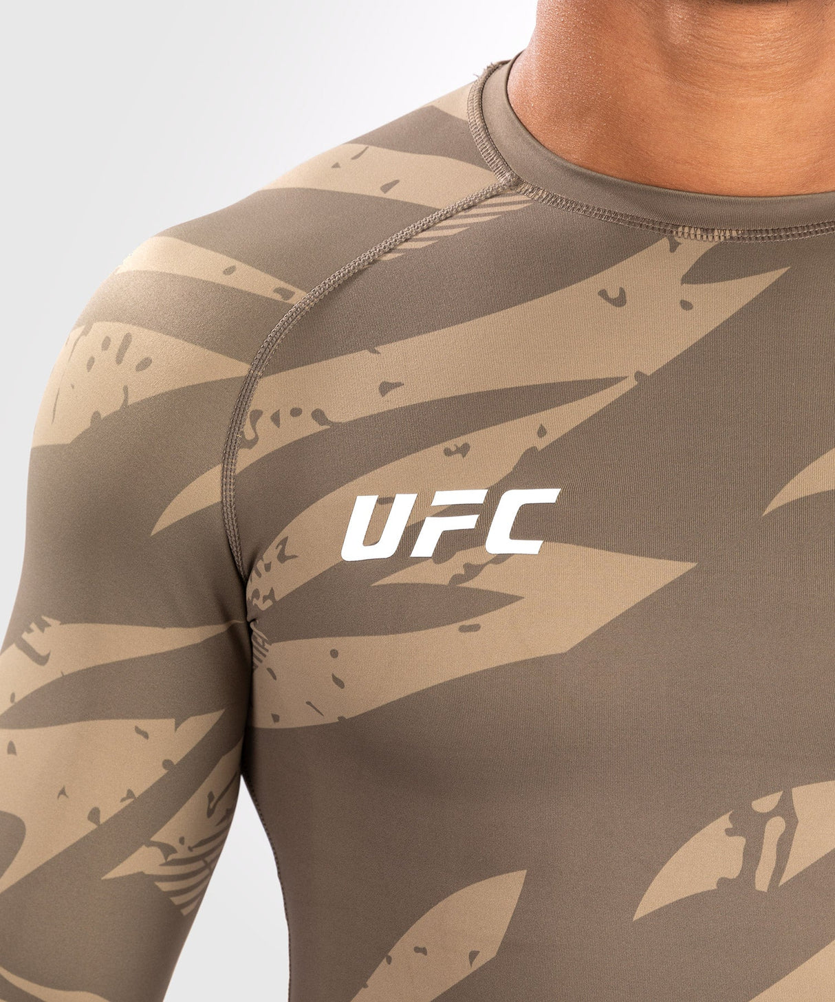 UFC Adrenaline Venum Rashguard Fight Week Performance - Desert Camo