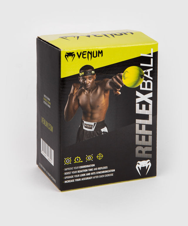Venum Reflex Bal - Schwarz/Neon Gelb