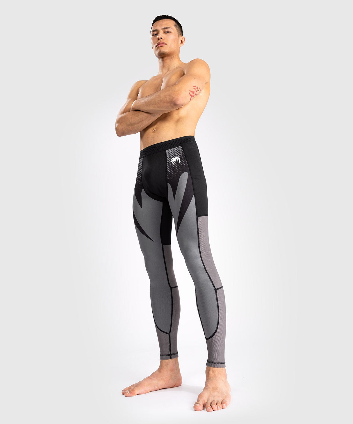 Venum Compression Pants Attack - Schwarz/Grau