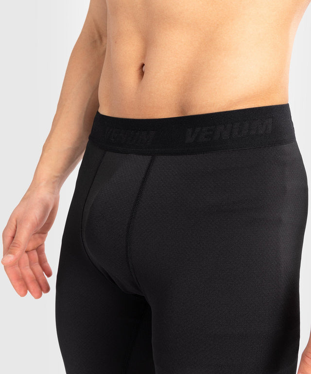 Venum Kompressionshosen Contender - Schwarz/Weiss