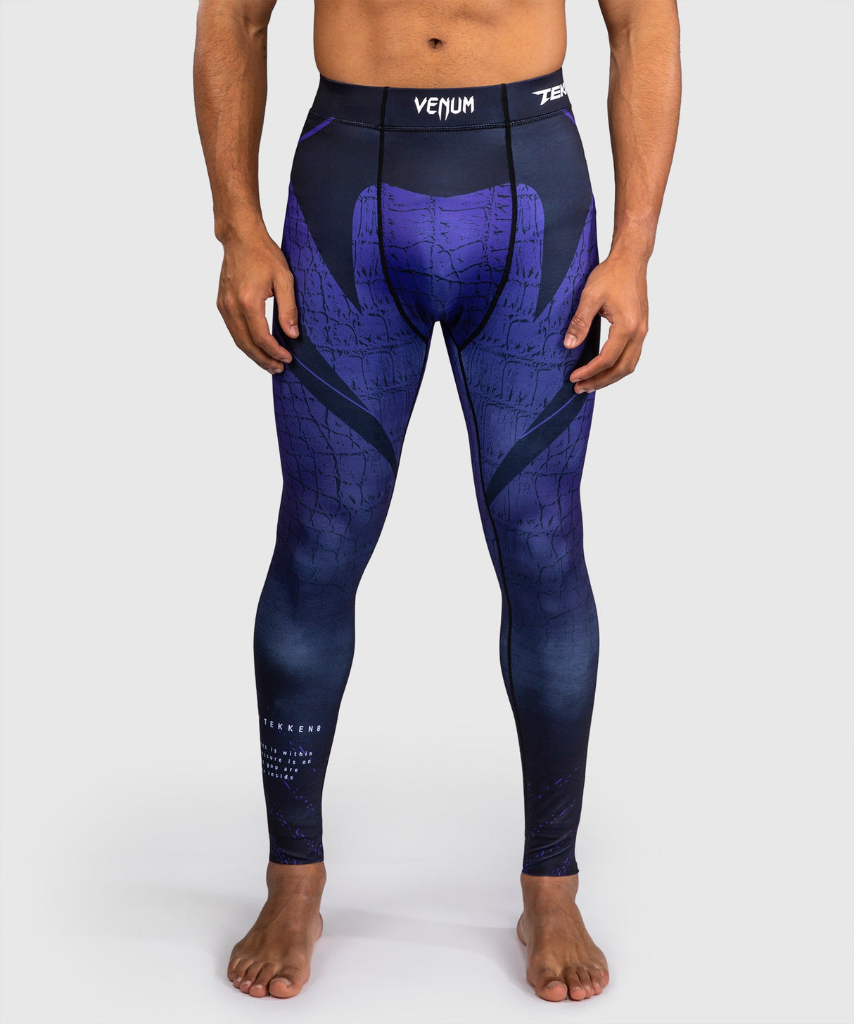 Venum Spats TEKKEN 8 Kazuya Schwarz/Blau