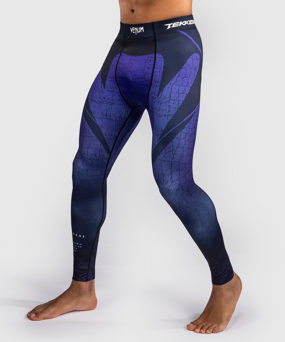 Venum Spats TEKKEN 8 Kazuya Zwart/Blauw