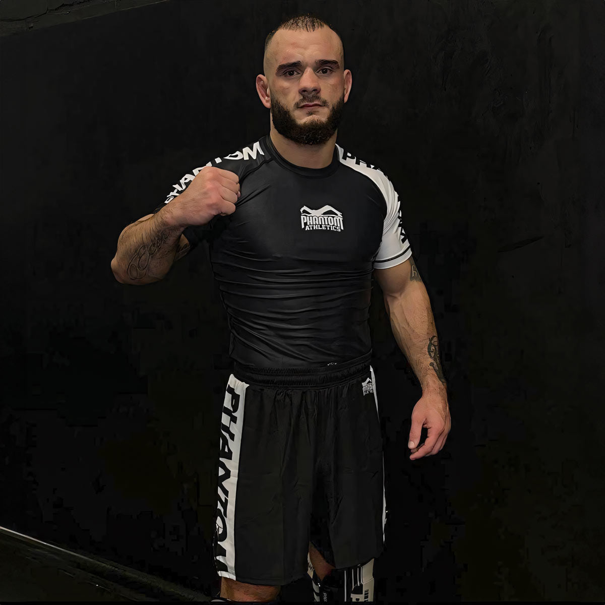 Phantom Athletics MMA Shorts EVO Apex - Schwarz/Grau