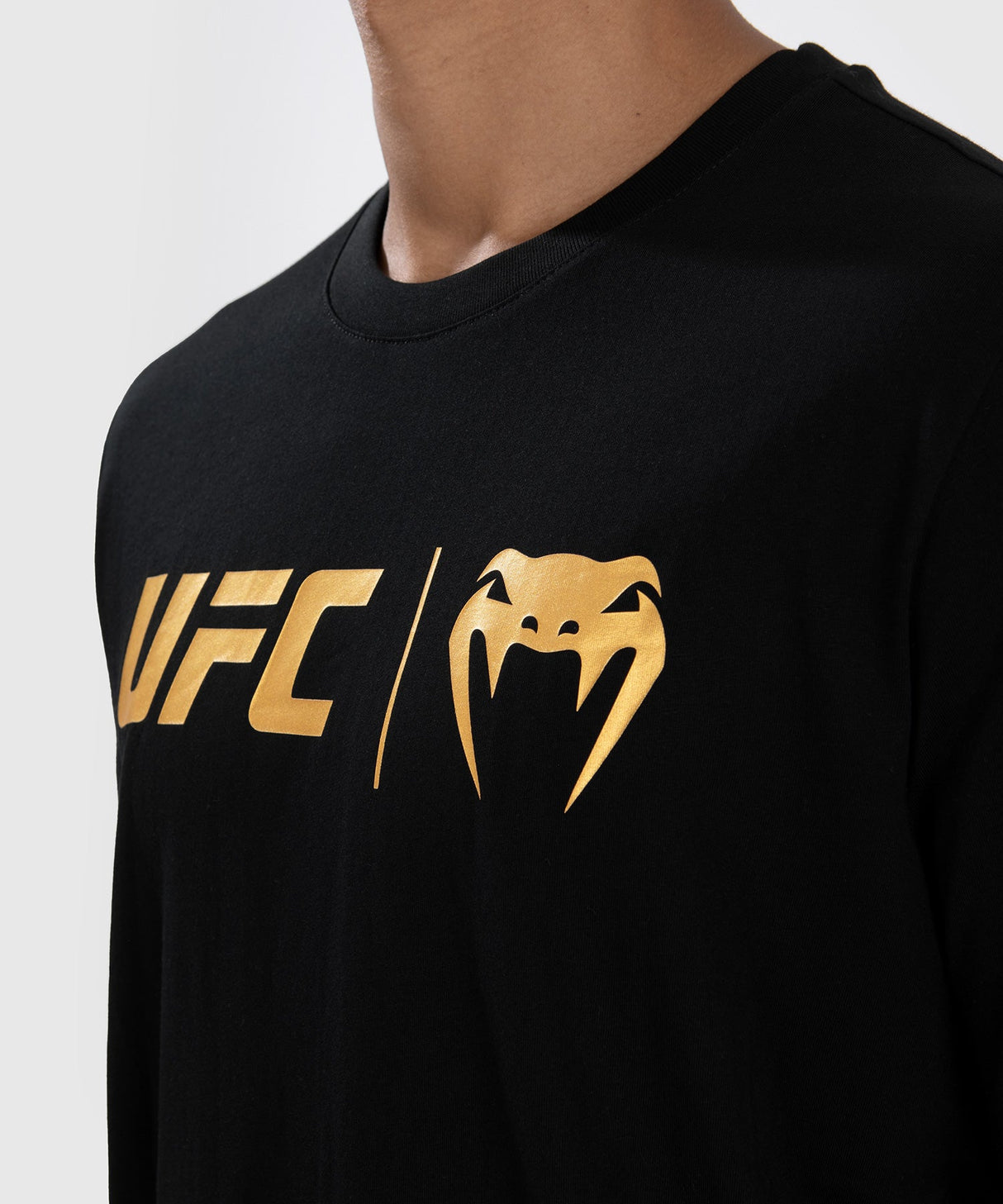 UFC Venum T-Shirt Classic – Schwarz/Gold