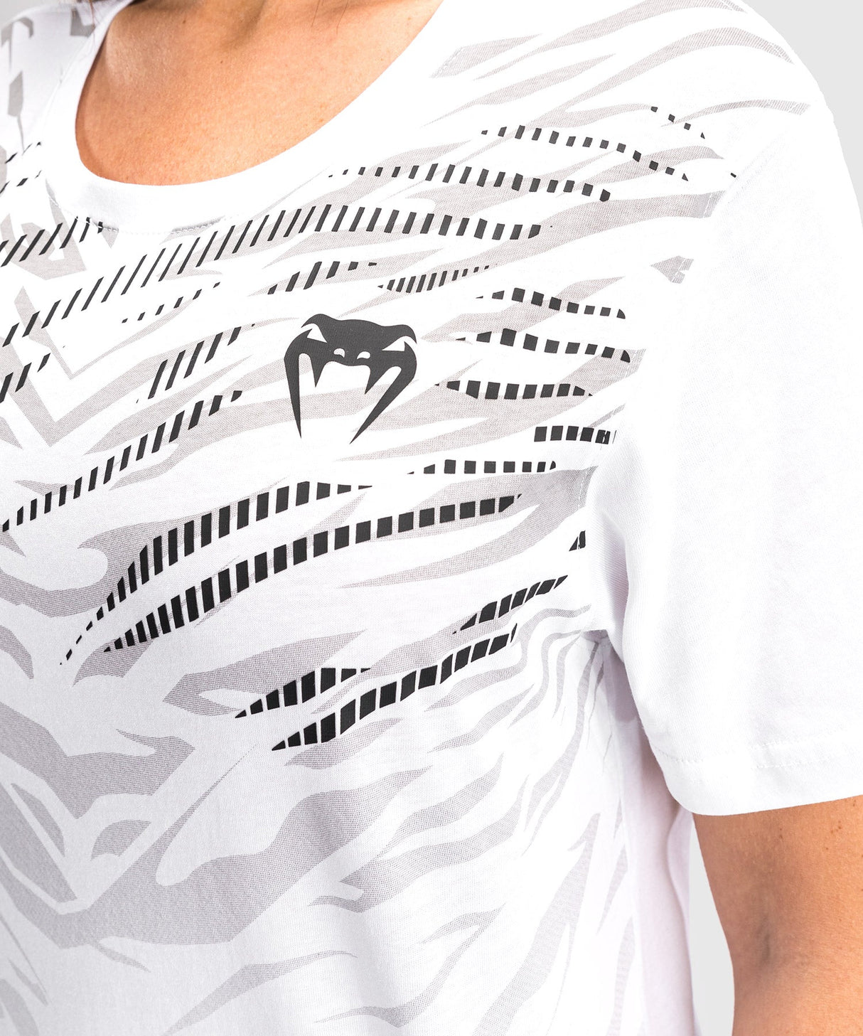 UFC Venum T-Shirt Damen Fusion – Weiss