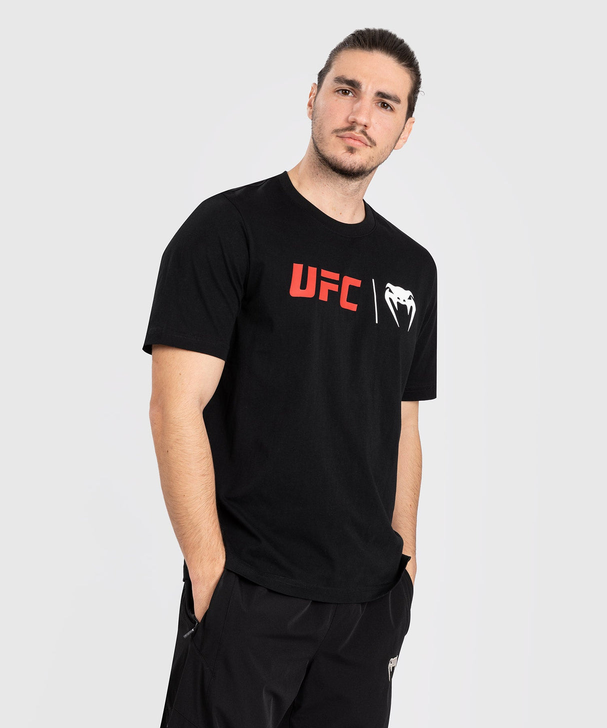 UFC Venum T-Shirt Classic – Schwarz/Rot