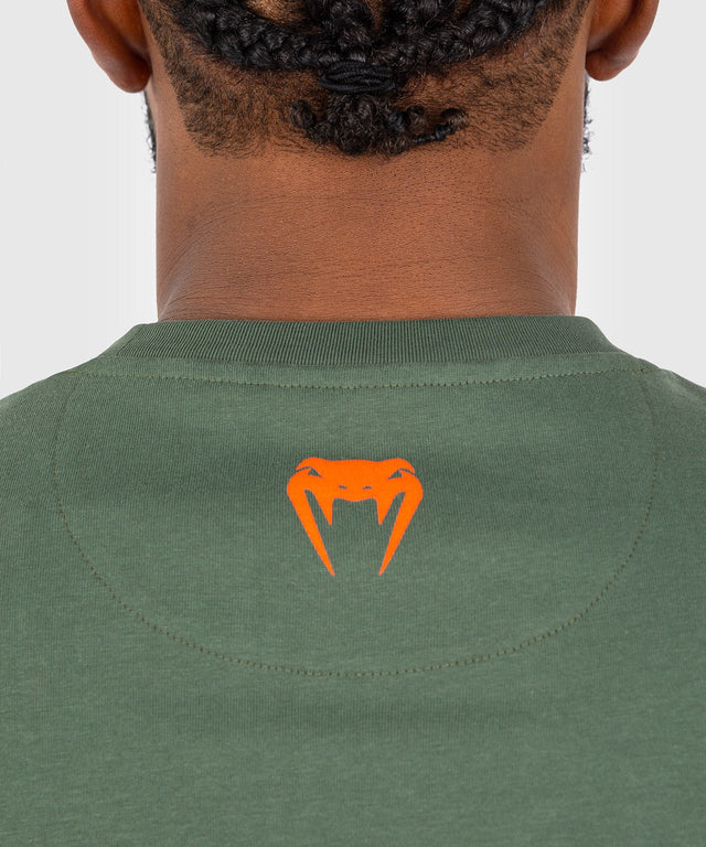 UFC Venum T-Shirt Ulti-Man – Khaki Grün/Orange