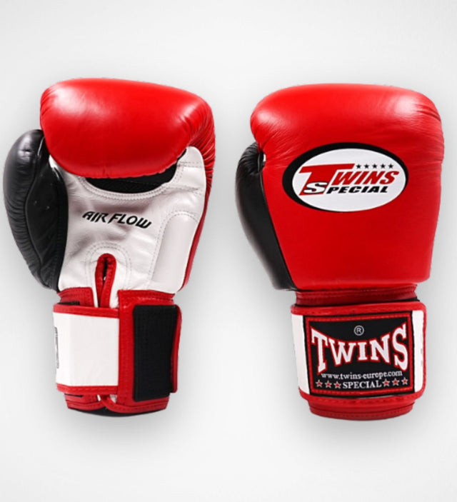 Twins Boxhandschuhe BGVL3 Air – Rot/Schwarz/Weiss