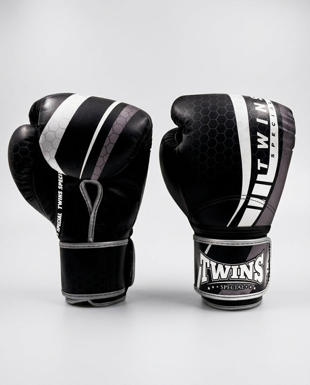 Twins Boxhandschuhe BGVL15 – Schwarz/Grau/Weiss
