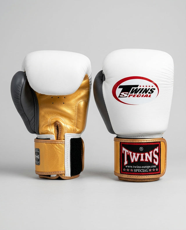 Twins Boxhandschuhe BGVL3 – Weiss/Gold/Grau