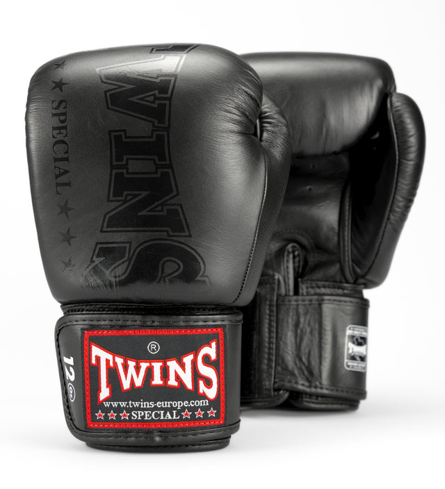Twins Boxhandschuhe BGVL8 - Schwarz/Schwarz - The Fight Company Deutschland