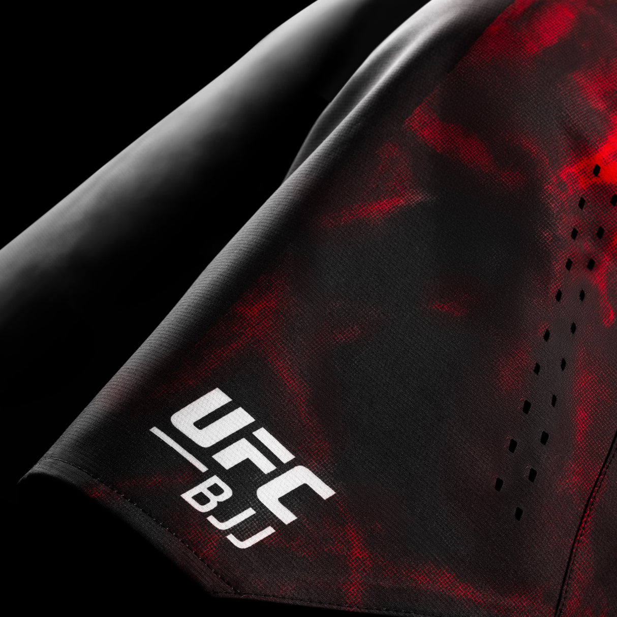 Hayabusa UFC BJJ Grappling-Shorts - Schwarz/Rot