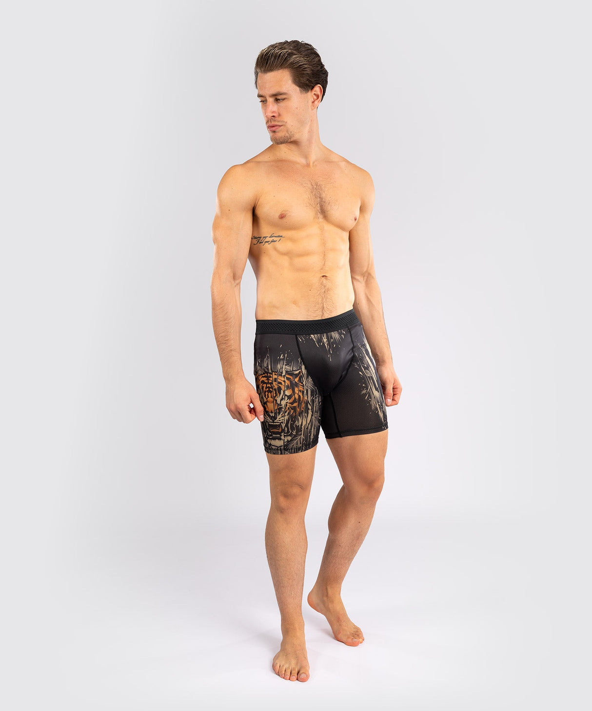 Venum Kompressionsshorts Tiger - Schwarz/Orange