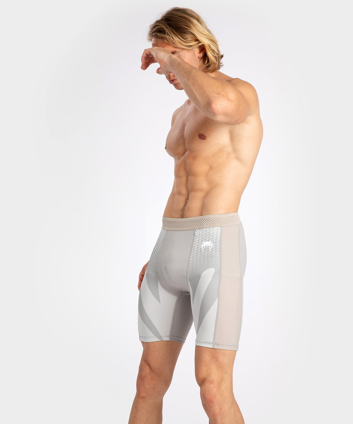 Venum Compression Shorts Attack - Weiss/Grau