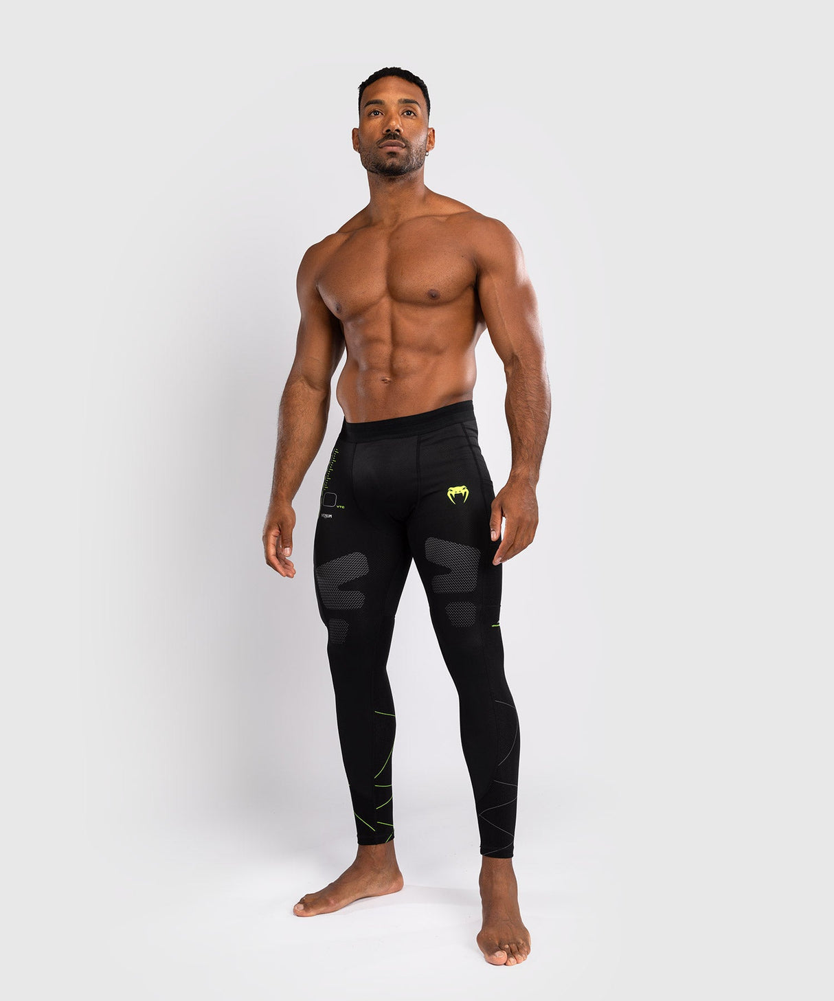 Venum Kompressionshose Training Camp 4.0 – Schwarz/Neongrün