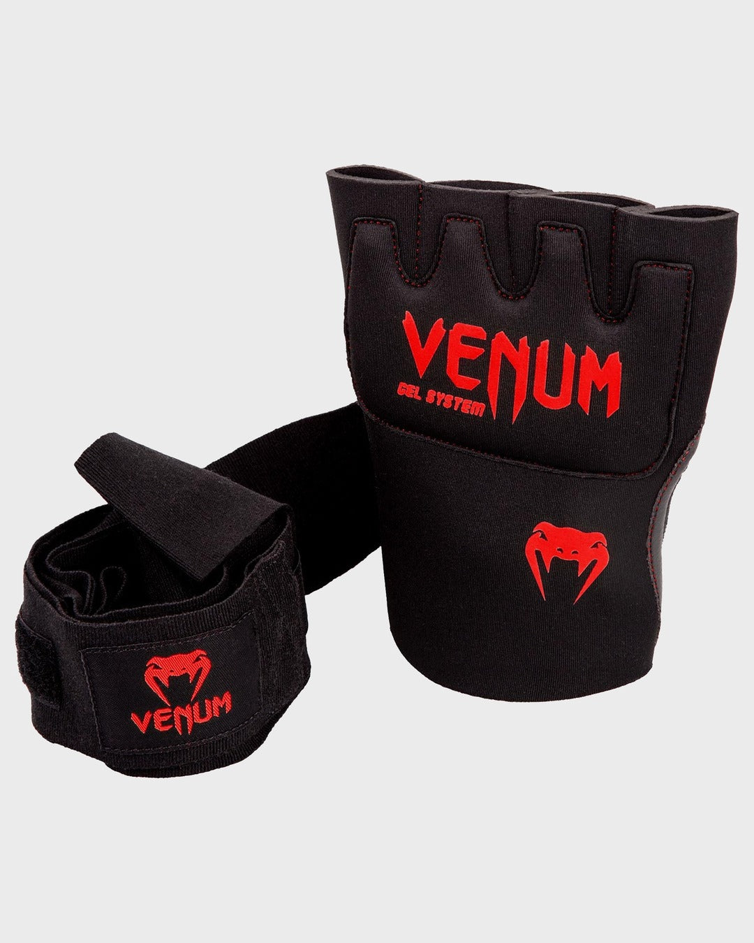 Venum Innenhandschuhe Kontact Gel - Schwarz/Rot