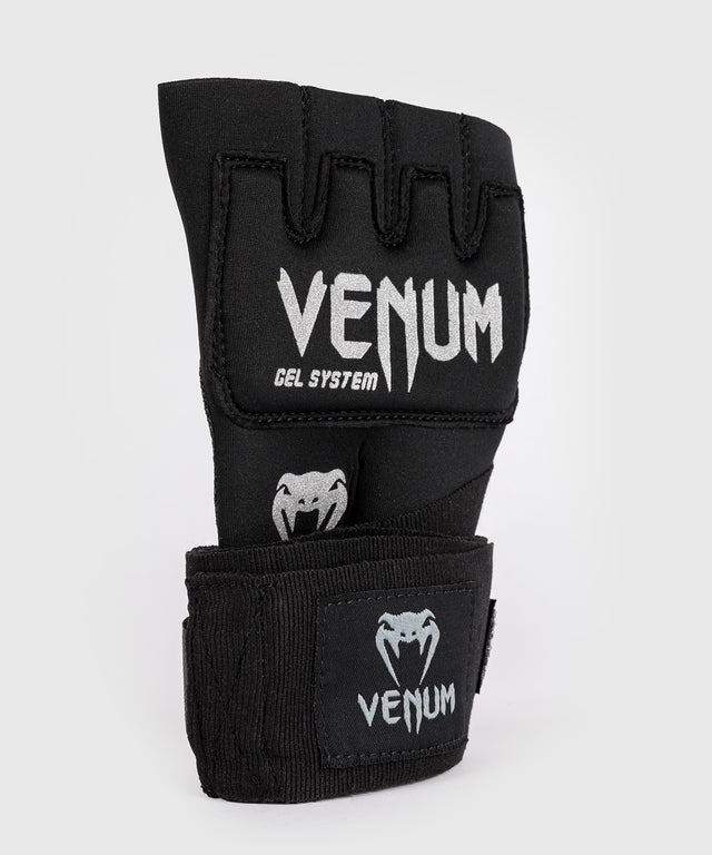 Venum Kontact Innenhandschuhe – Gel Quick Wraps Schwarz/Silber