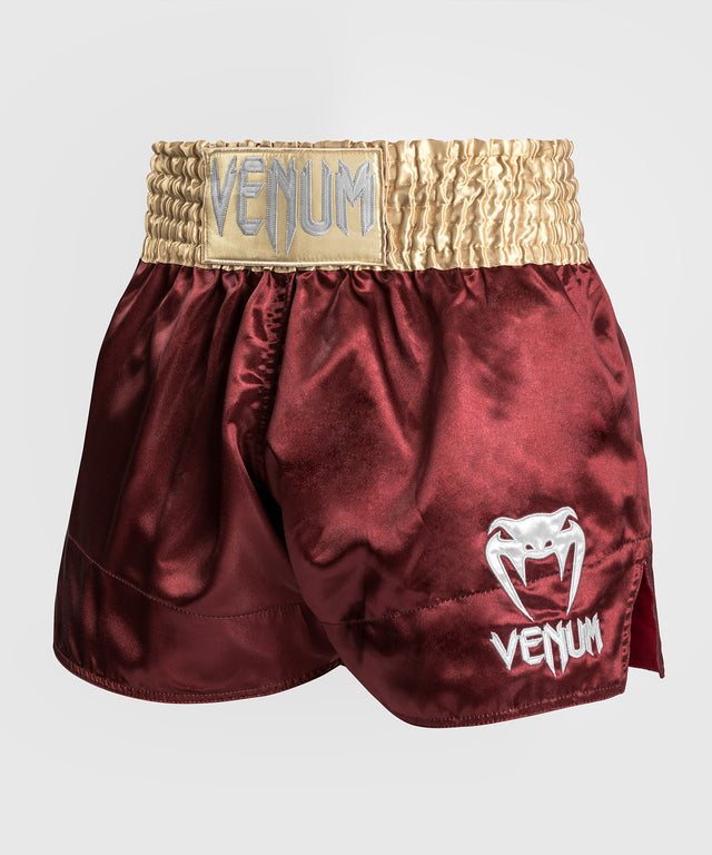 Venum Muay Thai Shorts Classic 2.0 - Rot/Gold/Weiss