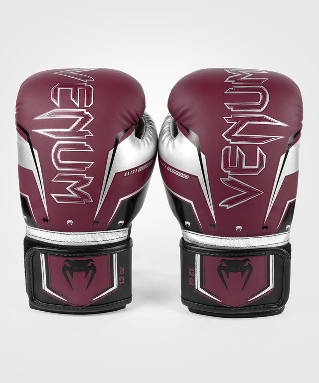 Venum Boxhandschuhe Elite Evo - Rot/Silber