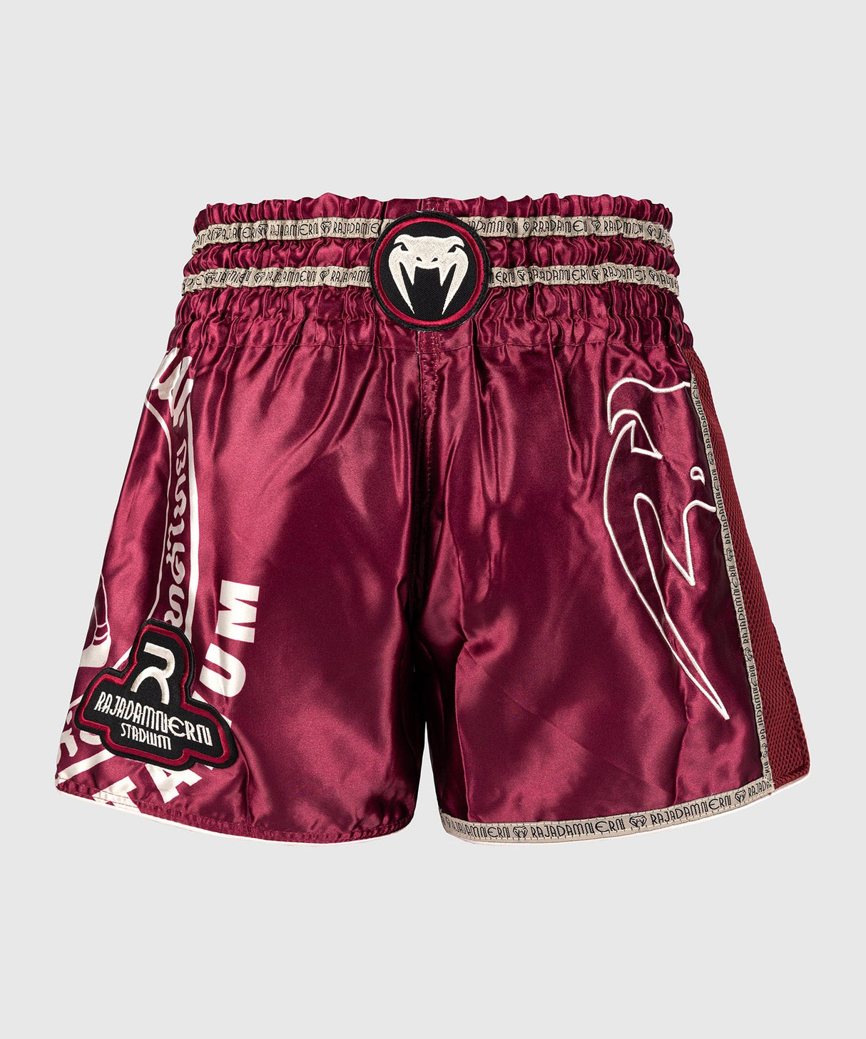 Venum x Rajadamnern Muay-Thai-Shorts – Bordeauxrot