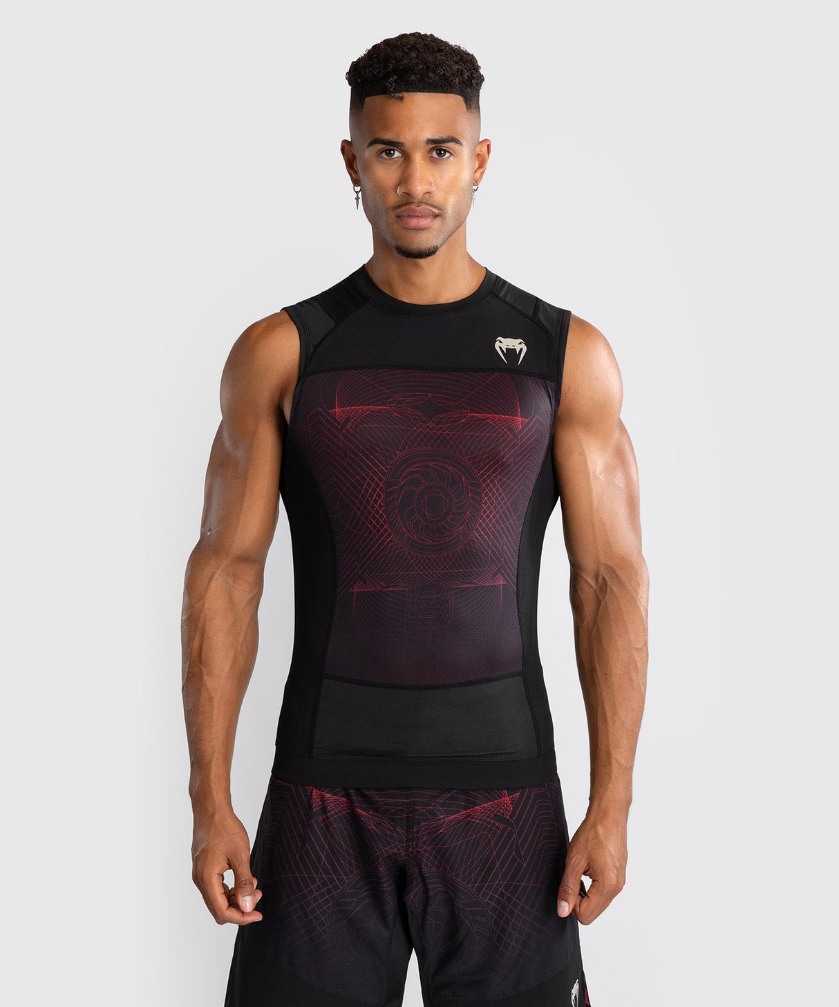 Venum Ärmelloses Rashguard G-Fit Air – Schwarz/Rot