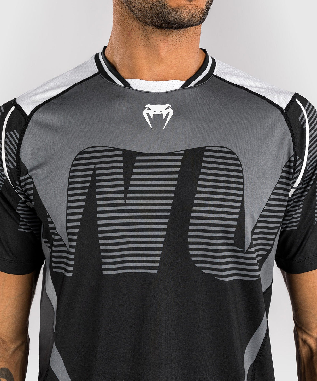 Venum Dry Tech T-Shirt Adrenaline – Schwarz/Silbergrau