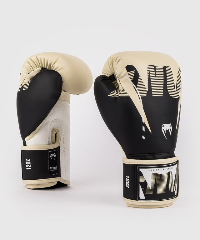 Venum Boxhandschuhe Adrenaline – Schwarz/Elfenbein
