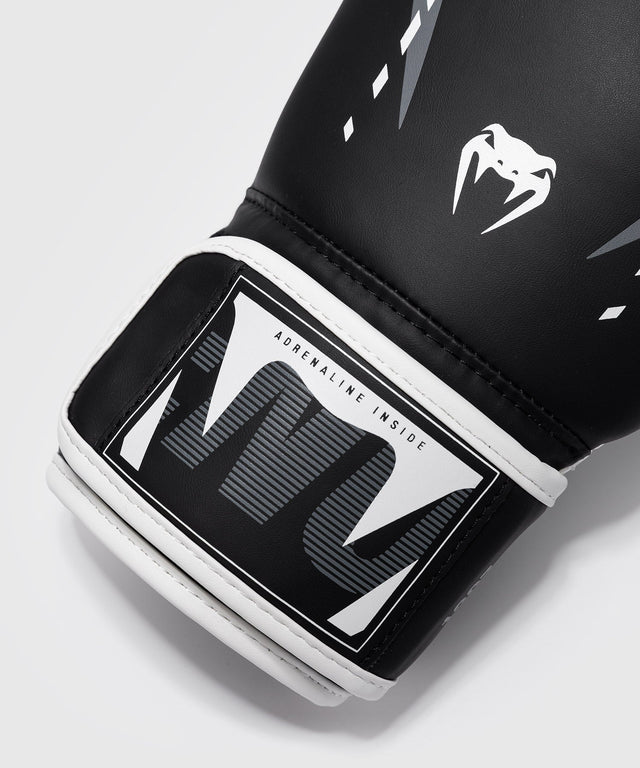 Venum Boxhandschuhe Adrenaline – Schwarz/Silbergrau
