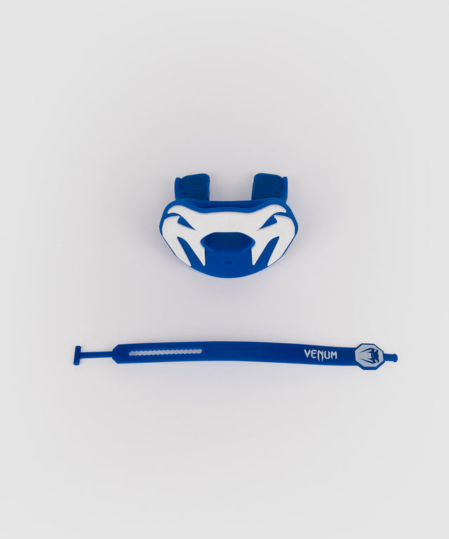 Venum Mundschutz Elite Lipguard Logo Edition - Blau/Weiß