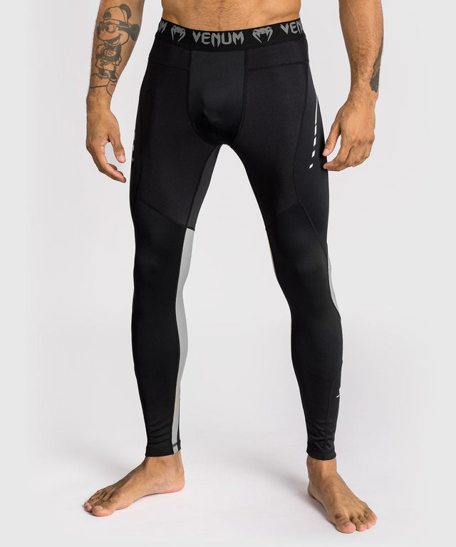 Venum Spats Adrenaline – Schwarz/Silbergrau