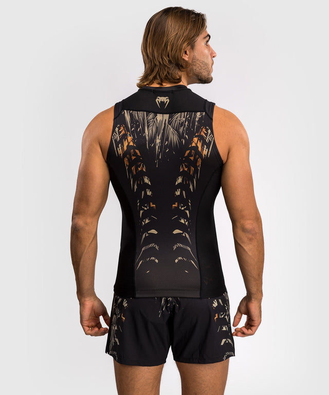 Venum Rashguard Ärmellos Tiger - Schwarz/Orange