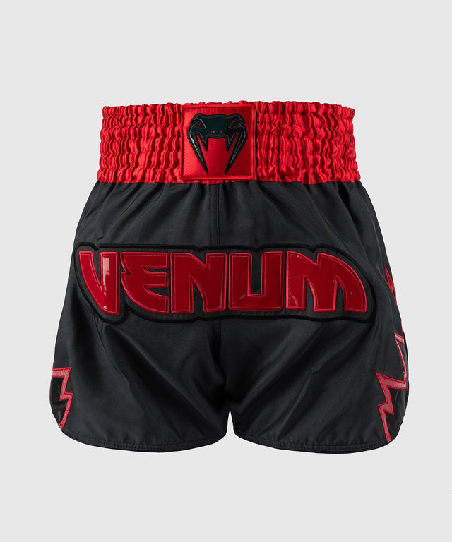 Venum Muay Thai Shorts Inferno - Anthrazitgrau/Rot