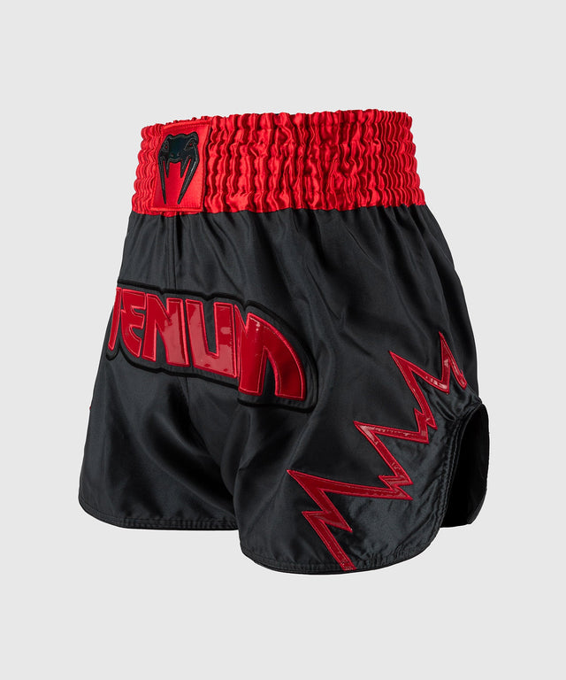 Venum Muay Thai Shorts Inferno - Anthrazitgrau/Rot